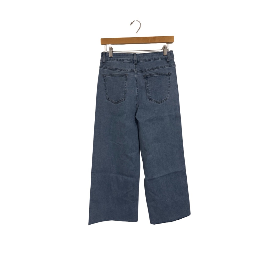 Women's Wide-Leg Jeans in Blue - Picture 2 of 5